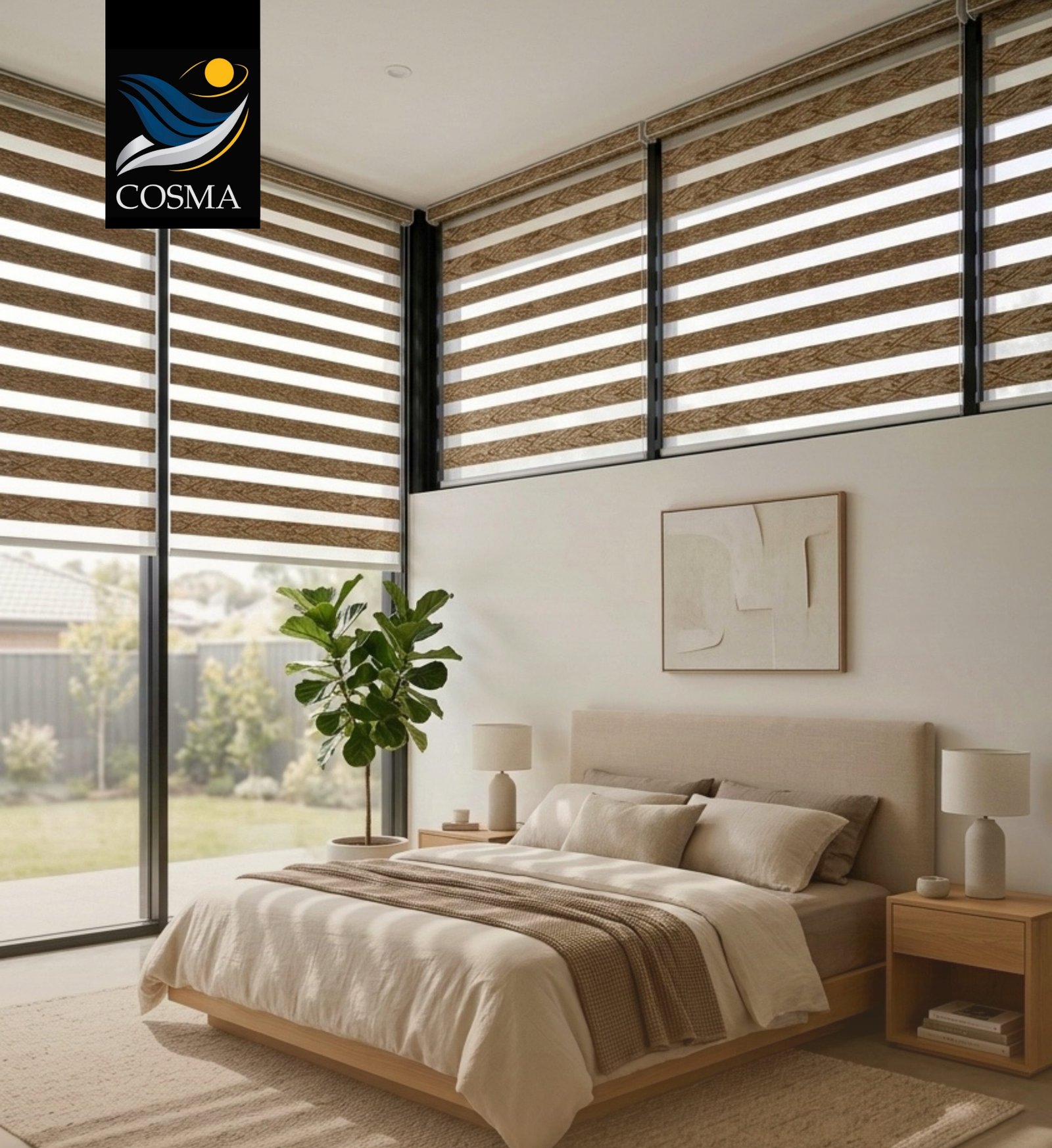 Zebra Roller Shades – Dual Sheer Shades - Image 3