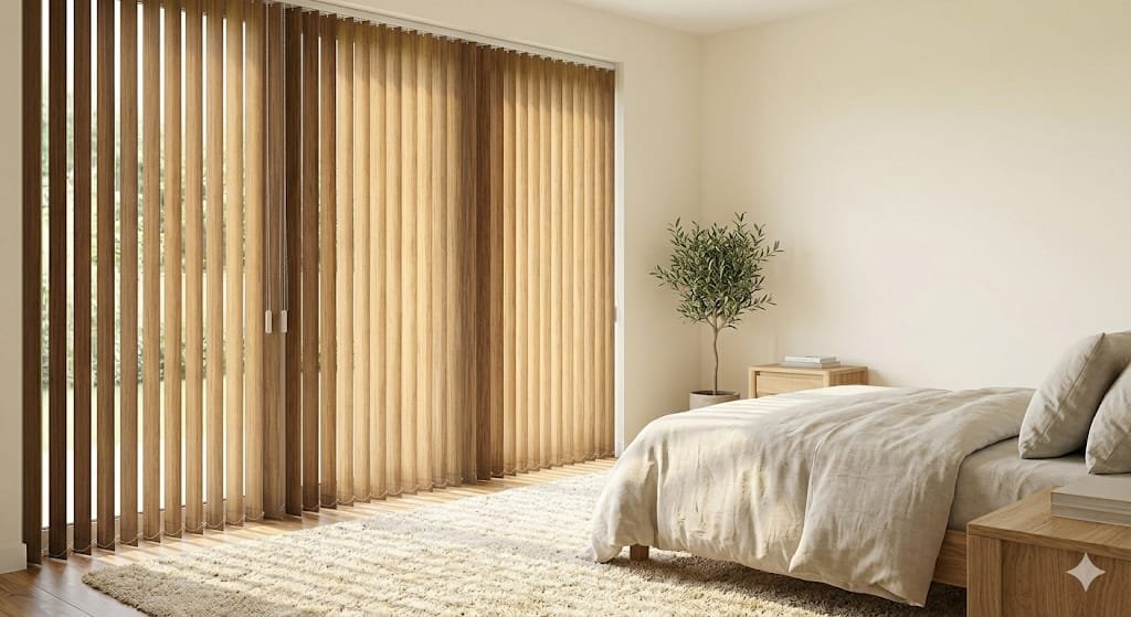 Axis Light Control Vertical Blinds – Textured Polyester - Image 4